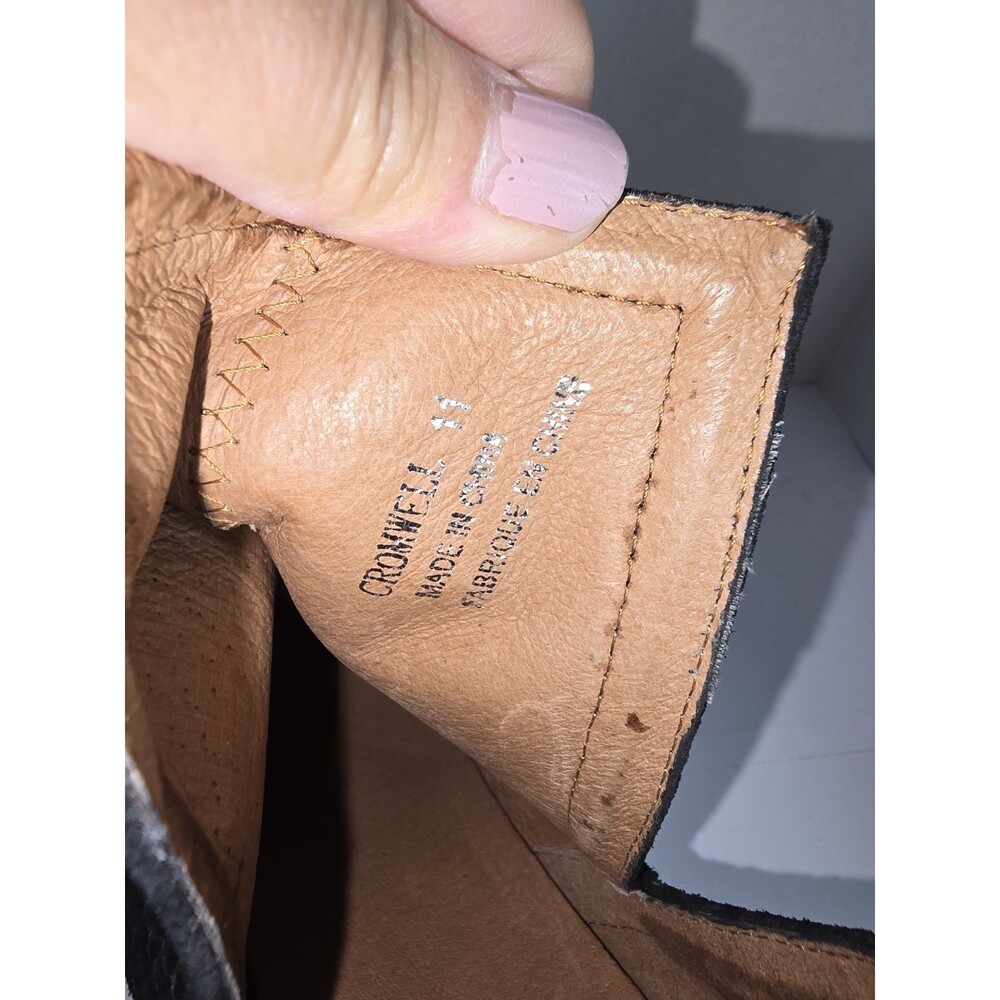 Jeffrey Campbell Cromwell Ankle Boots Women Sz 11 Snake Embossed Western - Picture 3 of 10